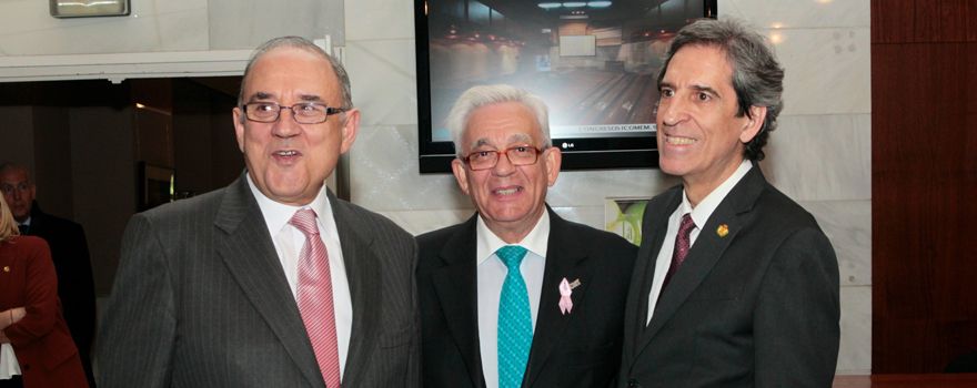 Juan José Rodríguez Sendín, Jesús Sánchez Martos y Miguel Ángel Sánchez Chillón.