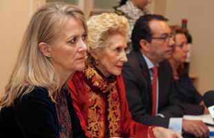 Ana Alcocer, Pilar Fernández, José Luis Cobos y Sagrario Leonor.