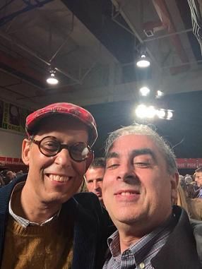  Pedro Zerolo, a la izquierda, con José Martínez Olmos.
