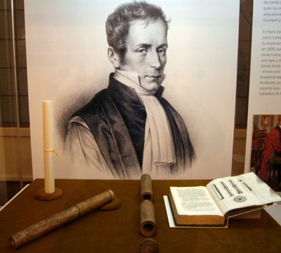 Laënnec descubrió el estetoscopio en 1816.