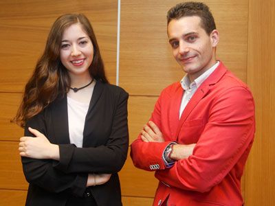 Marina García y Domingo Sánchez del CEEM.