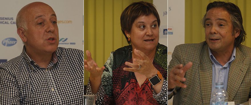 Javier García Pérez, Julia Fernández Bueno y Luis Antequera. 