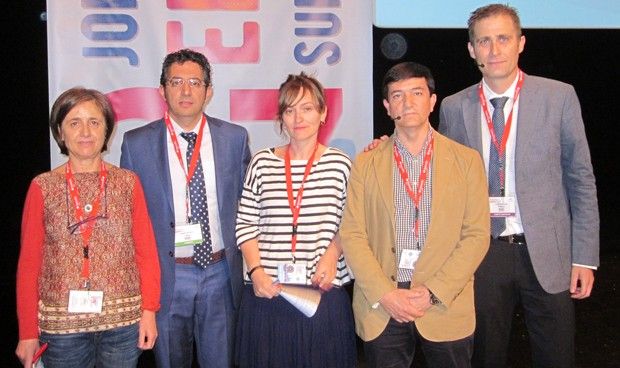 Carmen Angona, Higinio Salgado, Elena Uranga, Diego Ayuso y Alberto González.
