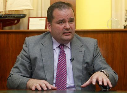 El nuevo director de Uniteco Profesional en un momento de la entrevista. 