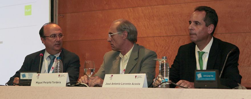 Pedro José Romero, Miguel Perpiñá y José Antonio Lorente.