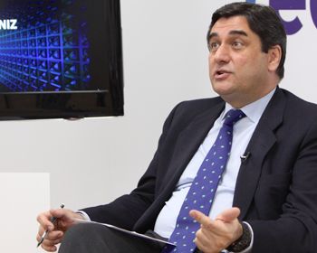 Echániz en un momento de la entrevista.