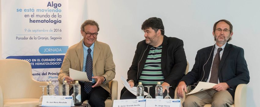 José María Moraleda, Javier Granda y Jorge Sierra.