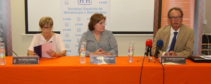 Caballero, Barragán y Moraleda, durante el encuentro.