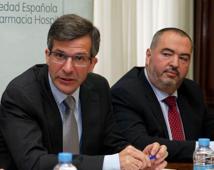 Calleja y Moreno, durante la presentación.