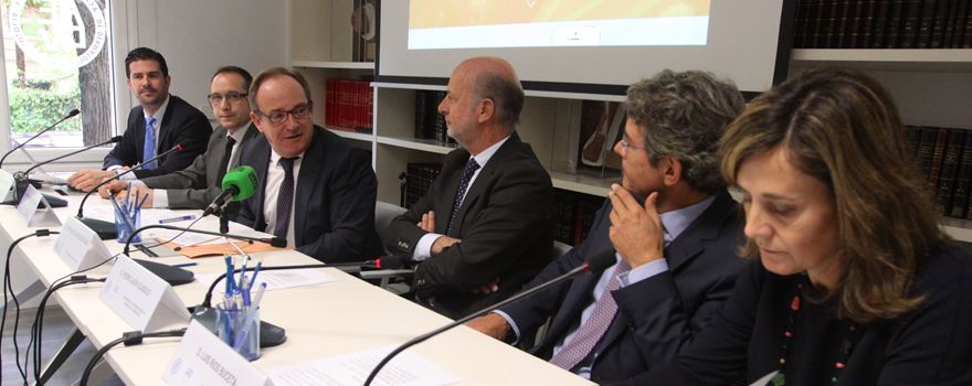 Sergio Vañó, José Antonio Alonso, Javier Castrodeza, Pedro Jaén, Luis Ríos y Elena Bastidas.
