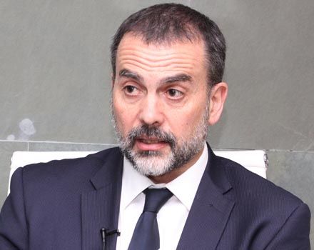 Jorge Aboal durante la entrevista con 'Redacción Médica'