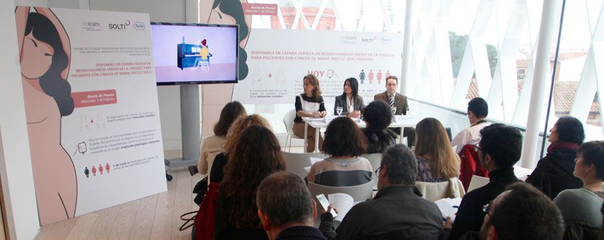 Un momento de la presentación de 'Perjeta'.