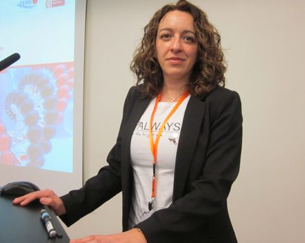 Mónica López ejerce en el Hospital Central de la Cruz Roja de Madrid.