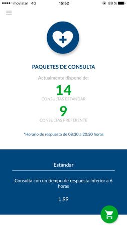 Imagen de la aplicación móvil. 