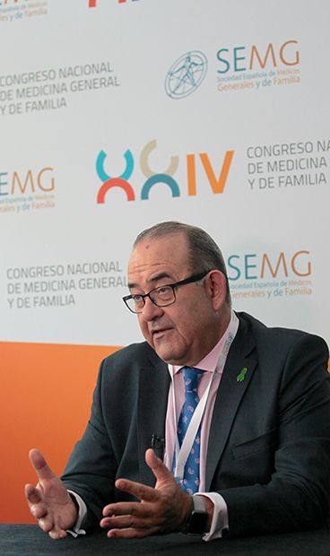 Antonio Fernández-Pro, presidente de SEMG, en un momento de la entrevista. 
