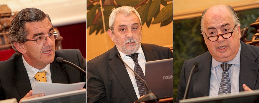  Juan Abarca Cidón, presidente HM Hospitales, Luis Bernaldo de Quirós, director médico de Promede y Ricardo De Lorenzo, socio director del bufete De Lorenzo Abogados.