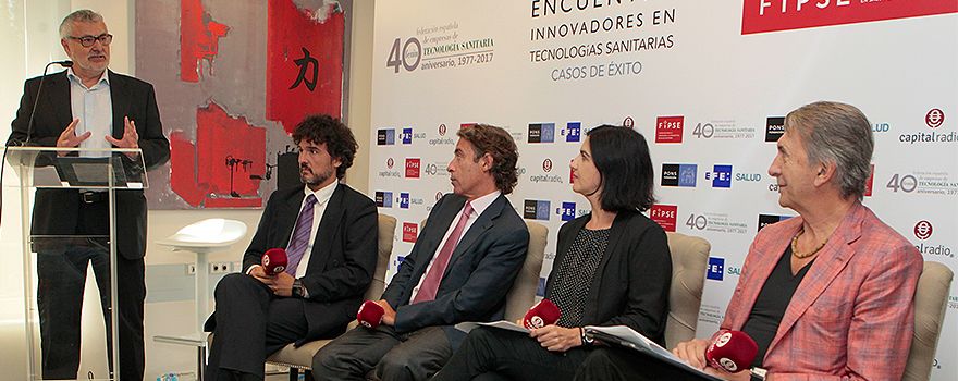Imagen durante el debate sobre Innovación y Salud.