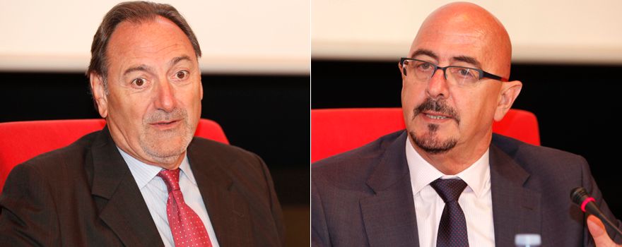 Javier Ellena, presidente de Lilly, y César Pascual, director general de Asistencia Sanitaria de Madrid.