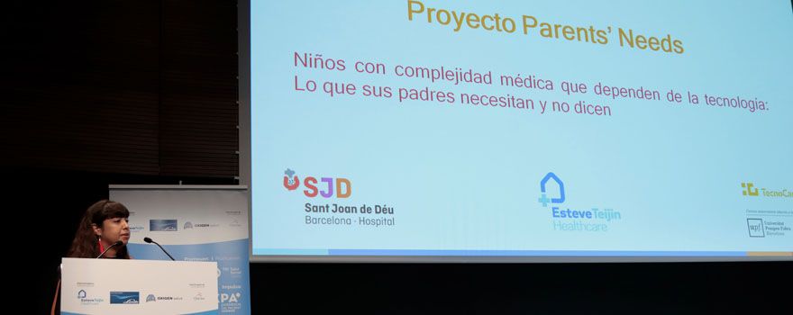 Paulina Cerda ha presentado el Proyecto Parents' Needs en el XPatient Barcelona Congress. Foto: © 2017 Eurecat. Todos los derechos reservados.