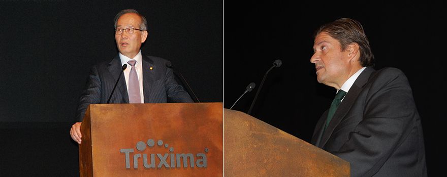 Stanley Hong, presidente de Celltrion Healthcaer, y Raúl Díaz-Varela, CEO de Kern Pharma.