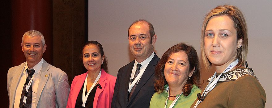 Ricardo Aguasca, profesor titular de la Universidad de Las Palmas de Gran Canaria; Pino Caballero, catedrática de la Universidad de La Laguna; Roberto Molero, responsable de Sanidad de Intersystem Iberia; Paula Toledo, profesora titular de Ciencia de la Computación e Inteligencia Artificial de la Universidad Carlos III de Madrid; e Isabel Rodríguez, consultora experta de Health Everis. 