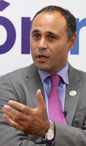 Ahmed Hababou, en un momento de la entrevista.