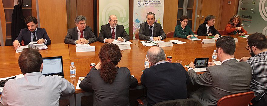 Aspecto de la sala durante la presentación del Código Deontológico de la Farmacia Española.