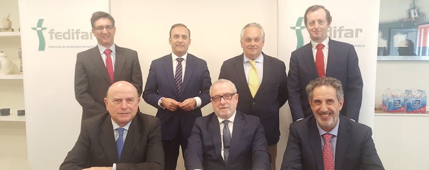 La nueva junta directiva de Fedifar.
