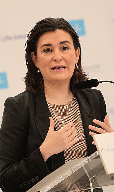 Montón, en un momento de su intervención.