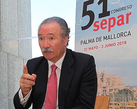 Carlos A. Jiménez-Ruíz, presidente de Separ, en un momento de la entrevista. 