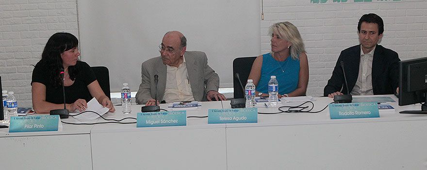 Pilar Pinto, Miguel Ángel Sánchez, Teresa Agudo y Rodolfo Romero.