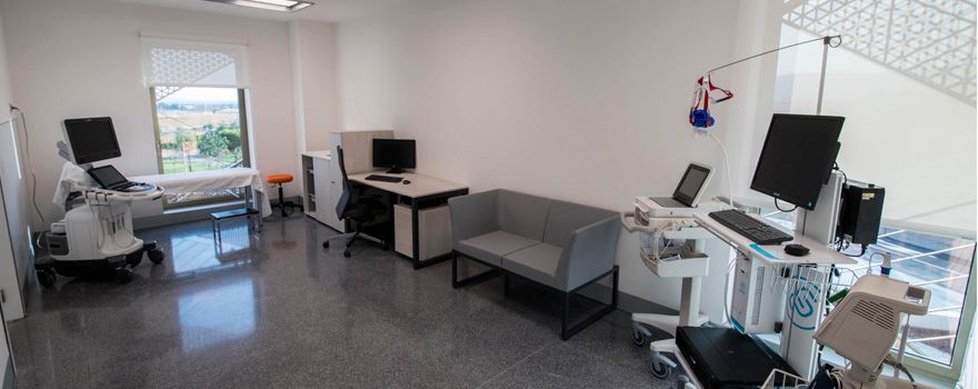 Aspecto de una de las consultas del nuevo Hospital.