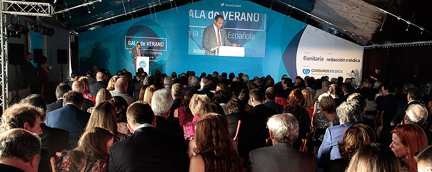 Autoridades y personalidades sanitarias abarrotaron la XVIII Gala de Verano de la Sanidad Española.