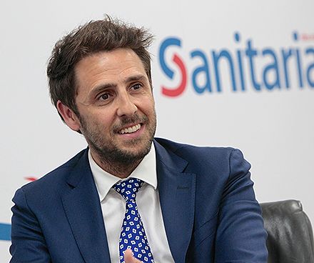 Torres Blanch en un momento de la entrevista.