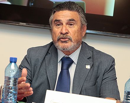 El presidente de Semergen, José Luis Llisterri, en la presentación de la la nueva sede.