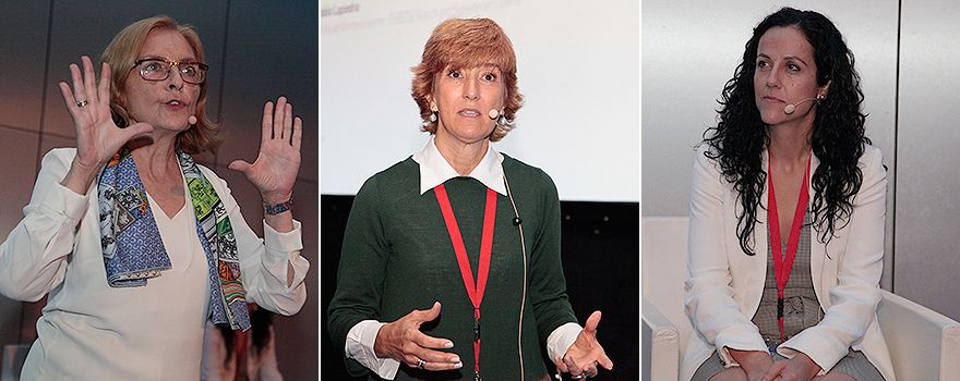 Luz de las Eras de Miguel, directora de proyectos de Recursos Humanos en Luz de las Eras; Pilar Paul Garasa, subdirectora de Gestión y SSGG en el Sector Sanitario de Zaragoza; y Mónica Pablo Lapiedra, responsable de mantenimiento en Tereos Starch and Sweeteners Iberia.
