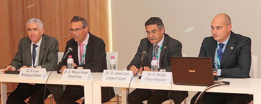 Luis Rodríguez Padial, Miguel Ángel Prieto, José Luis Llisterri y Sergio Cinza.