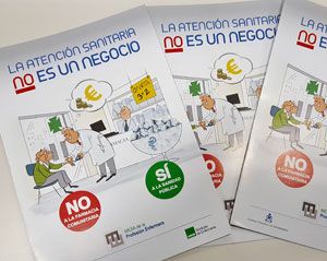 Folleto que se está repartiendo por los centros de Atención Primaria.