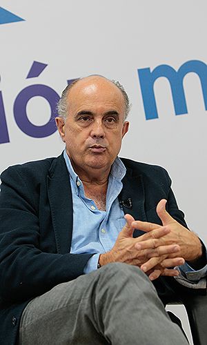 Zapatero, en un momento de la entrevista.