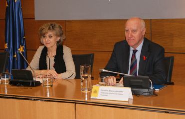María Luisa Carcedo y Faustino Blanco.