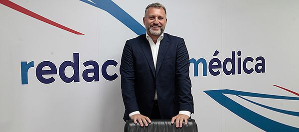 Eric Grossat durante la entrevista.