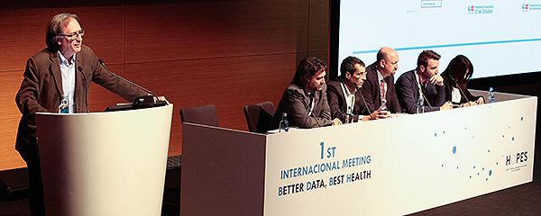 Un momento de la intervención de Pablo Serrano.