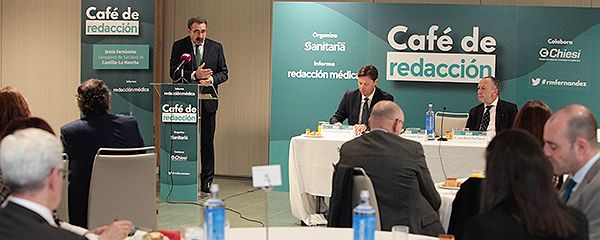 Aspecto de la sala durante la intervención de Jesús Fernández.