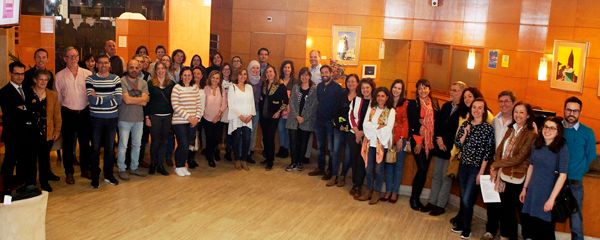 Fotografía de familia de los asistentes a la XII Reunión de la Sociedad Asturiana de Hematología y Hemoterapia.
