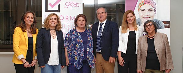 Ana López Casero, Cristina Pascual_Begola Barragón, Jesús Aguilar, Ana Dávila-Ponce, y Olga Donnay.