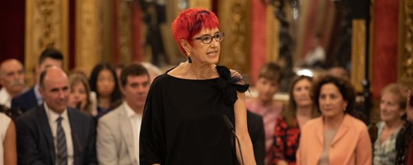 La consejera, durante su toma de posesión.