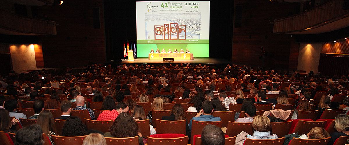 Aspecto de la sala durante la inauguración del 41º Congreso Nacinal de Semergen.