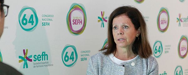 Un momento de la entrevista con la nueva presidenta de la SEFH.
