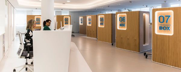 Interior del Centro 360 de Excelencia Oncológica.