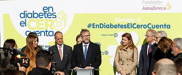 Luis Cordero durante la presentación del 'Manifiesto a favor de un pacto social contra la diabetes en España'.